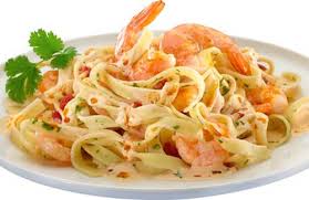 Tagliatelles aux Crevettes