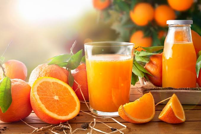 Jus d'orange frais